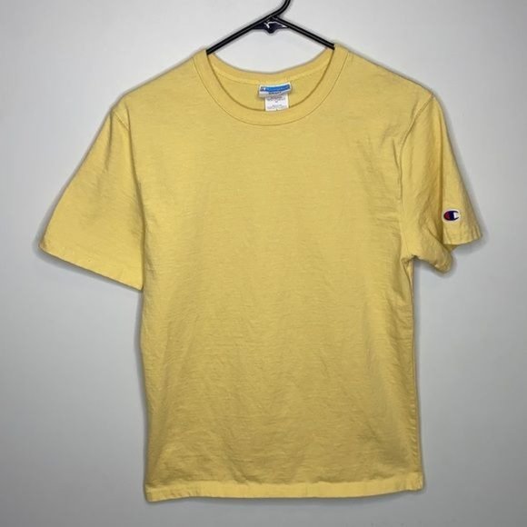Champion Other - 🔴 Champion Yellow T-Shirt: Size Small